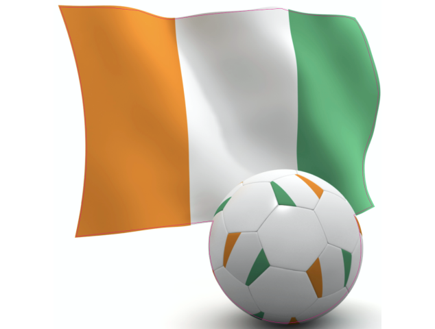 Autocollant Cote d'ivoire foot - Football