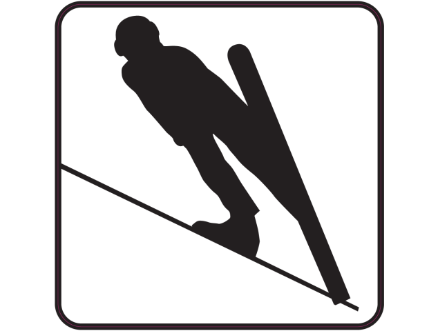 Saut A Ski B - Signalétique