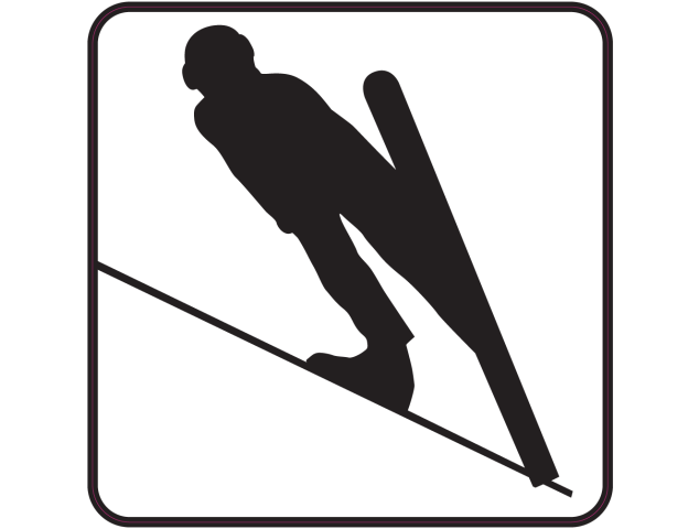 Saut A Ski B - Signalétique