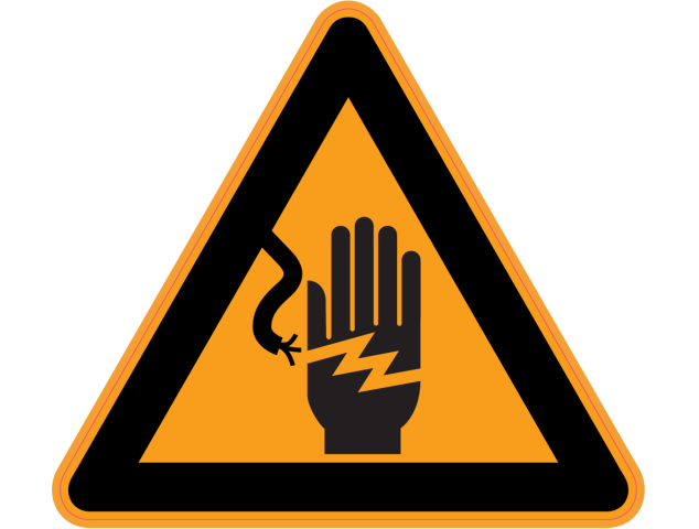 Panneau Danger Risque d'électrocution - Signalétique
