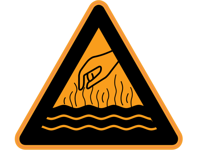 Panneau Danger Surface très chaude - Signalétique