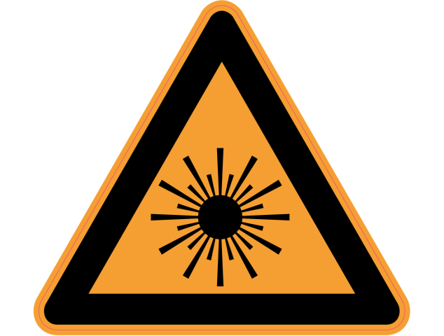 Panneau Danger Rayonnement laser - Signalétique