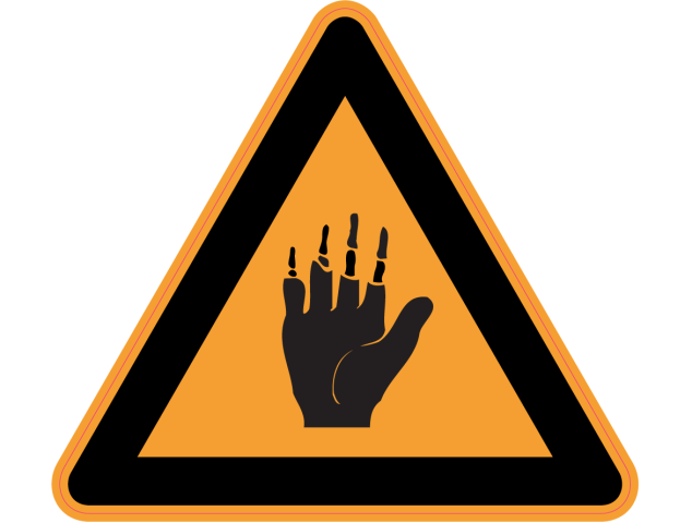 Panneau Danger Produits corrosifs - Signalétique