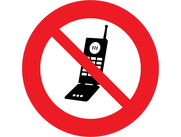 Panneau Interdiction d'utiliser les téléphones portables - Signalétique