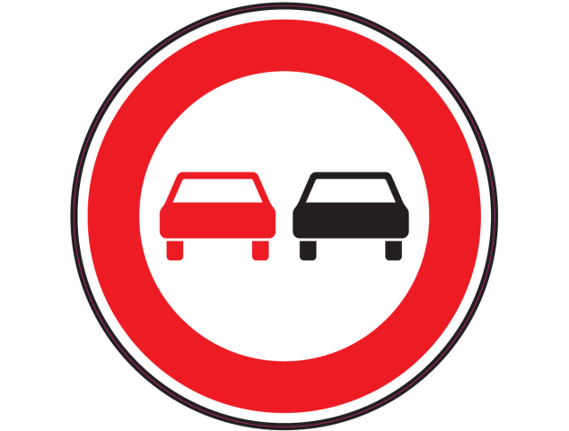 Panneau Interdiction de dépasser - Signalétique