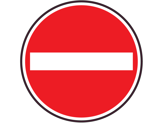 Panneau Interdiction Sens interdit - Signalétique