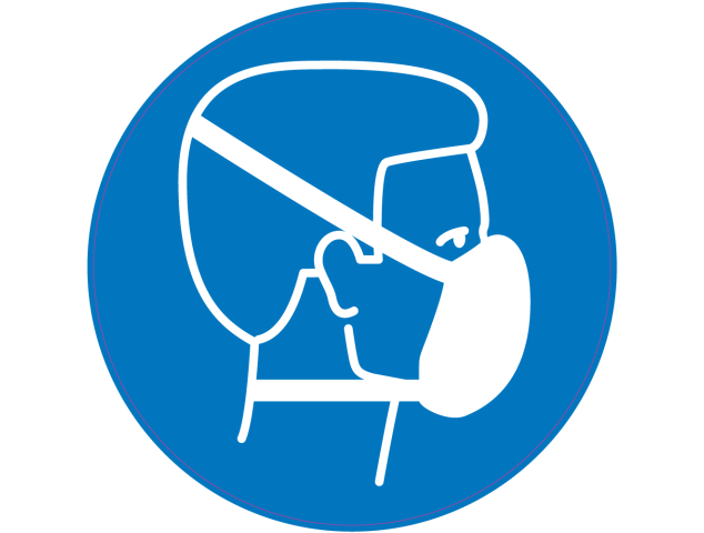 Panneau Obligation Porter masque protection respiratoire - Signalétique