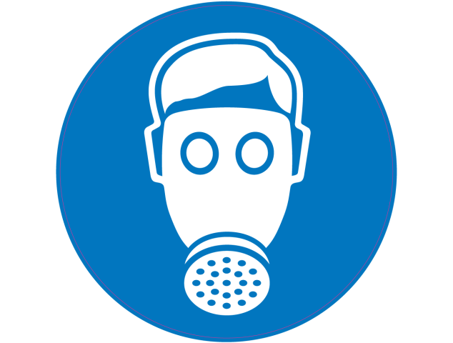 Panneau Obligation Porter masque anti-gaz - Signalétique