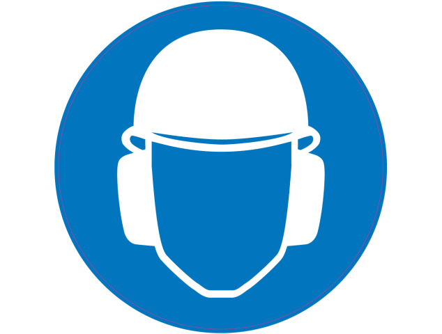 Panneau Obligation Porter casque et anti-bruit de sécurité - Signalétique