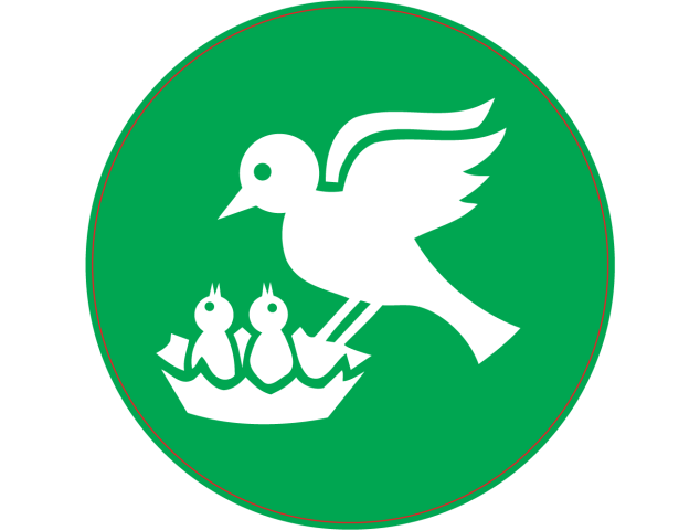 Panneau Vert Oiseaux - Signalétique
