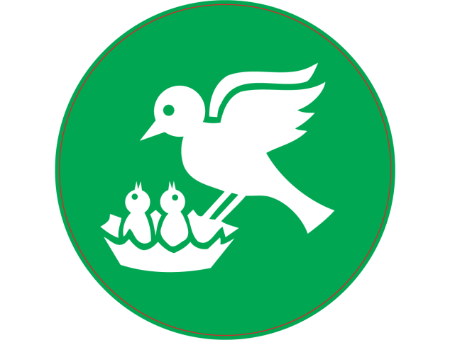 Panneau Vert Oiseaux - Signalétique