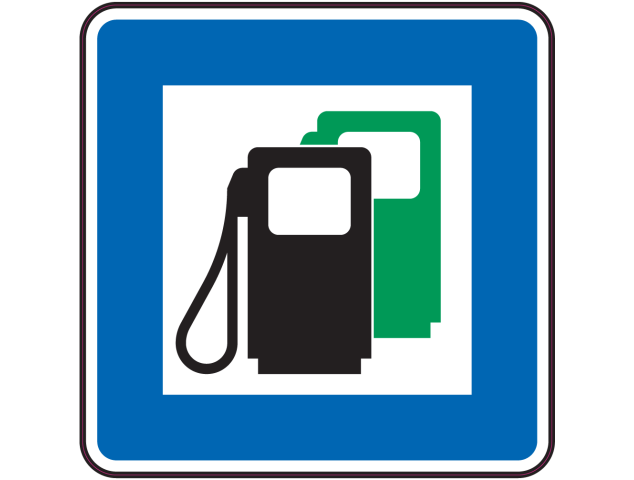 Panneau Indication Station essence 2 - Signalétique
