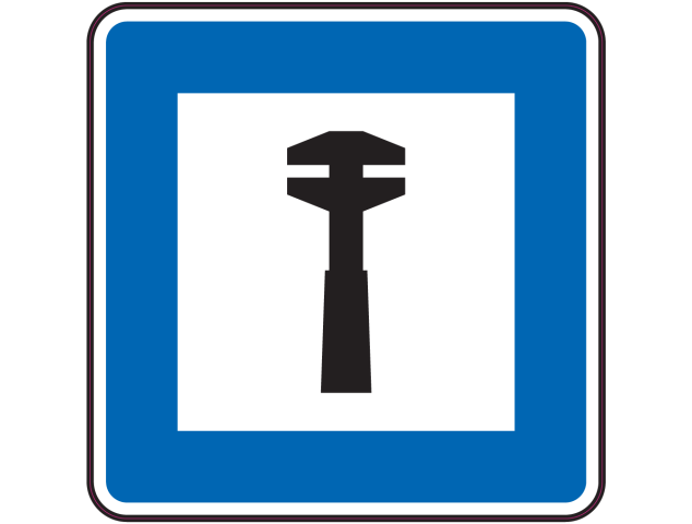 Panneau Indication Assistance routière - Signalétique