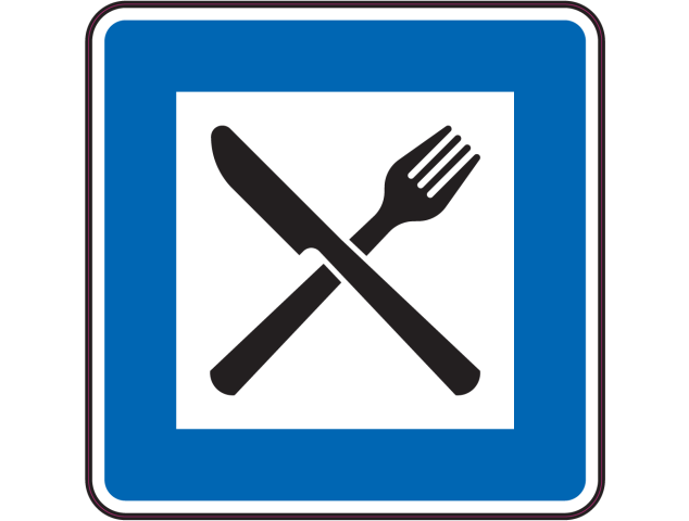 Panneau Indication Restauration - Signalétique