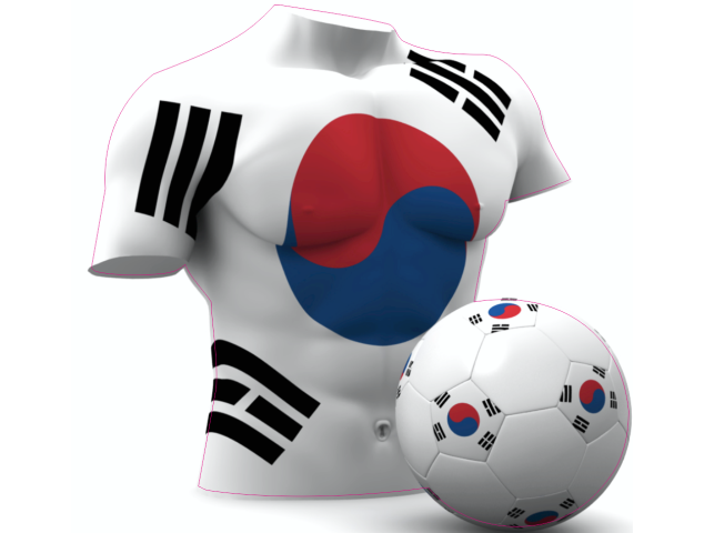 Autocollant Foot Coree - Football