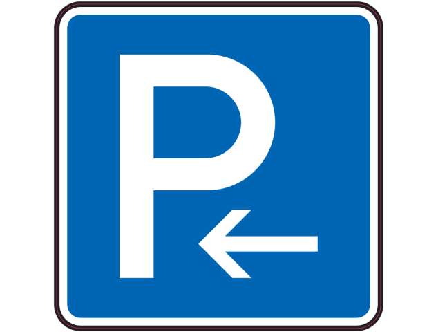 Panneau Indication Parking à gauche - Signalétique