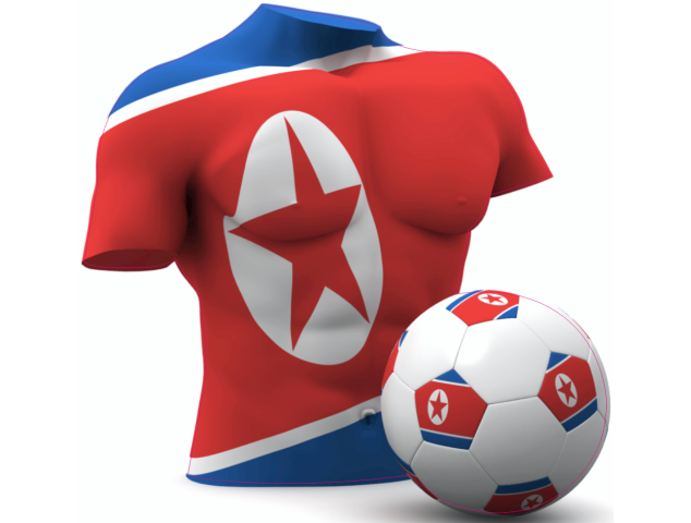 Autocollant Foot Coree du Nord - Football