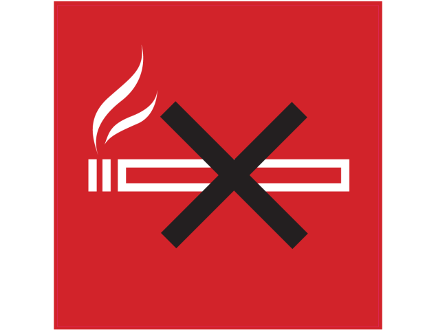Panneau Indication Interdiction de fumer - Signalétique
