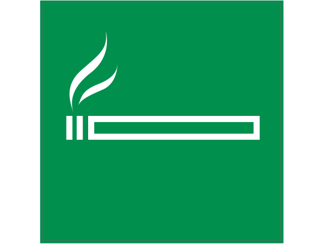 Panneau Indication Autorisation de fumer - Signalétique
