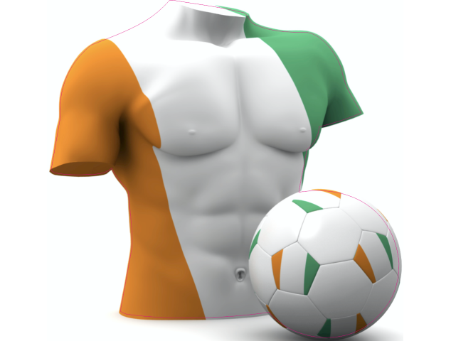 Autocollant Foot Cote d'Ivoire - Football