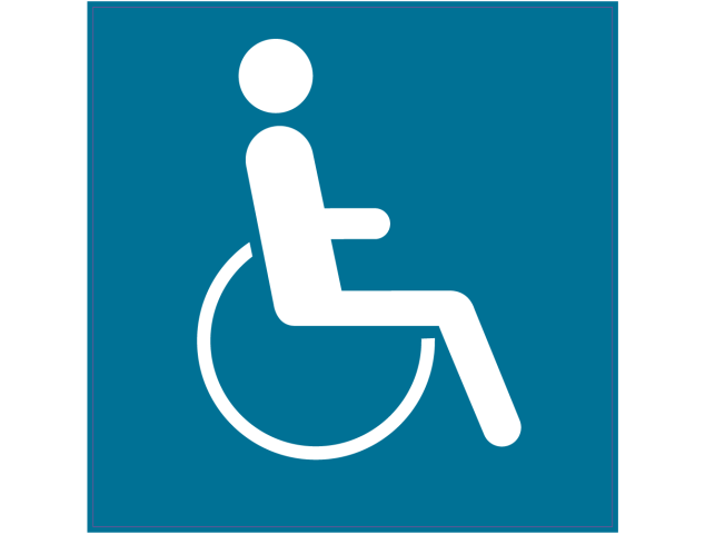 Panneau Indication Autorisation handicapés - Signalétique