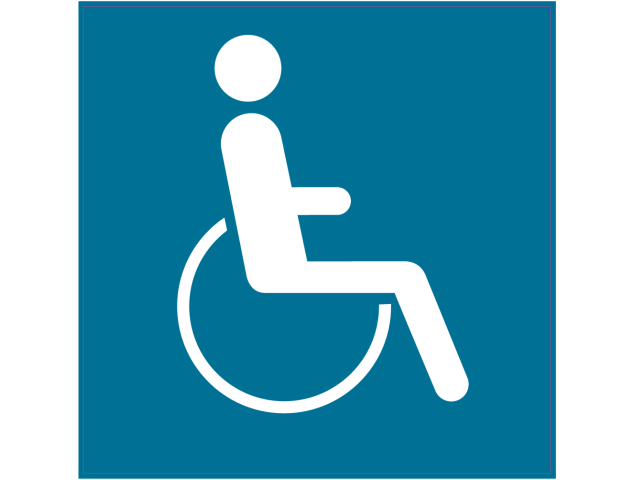 Panneau Indication Autorisation handicapés - Signalétique