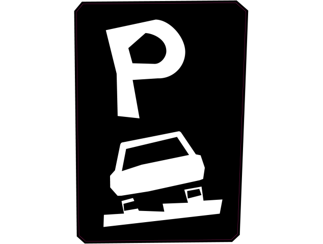 Panneau Bomb Parking - Signalétique