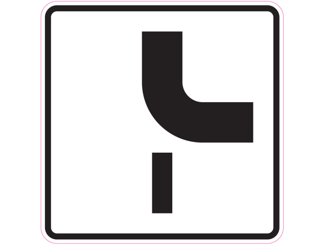 Panneau Indication Route prioritaire - Signalétique