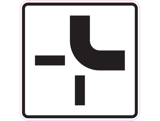 Panneau Indication Route prioritaire 4 - Signalétique