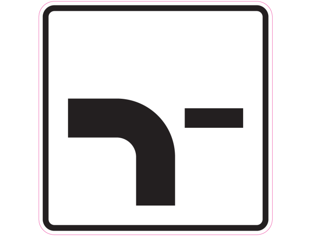 Panneau Indication Route prioritaire 7 - Signalétique
