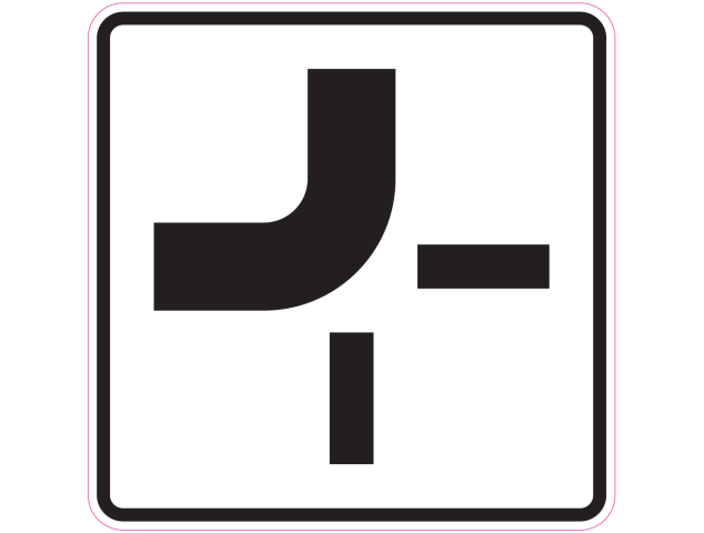 Panneau Indication Route prioritaire 9 - Signalétique