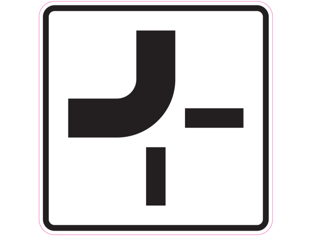 Panneau Indication Route prioritaire 9 - Signalétique