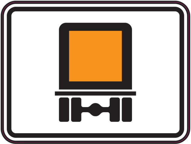 Panneau Indication Transport marchandises dangereuses - Signalétique