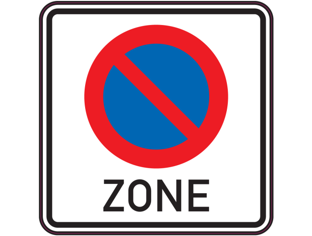 Panneau Indication Zone interdiction de stationner - Signalétique