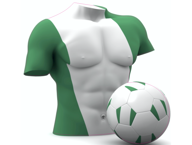 Autocollant Nigeria - Football