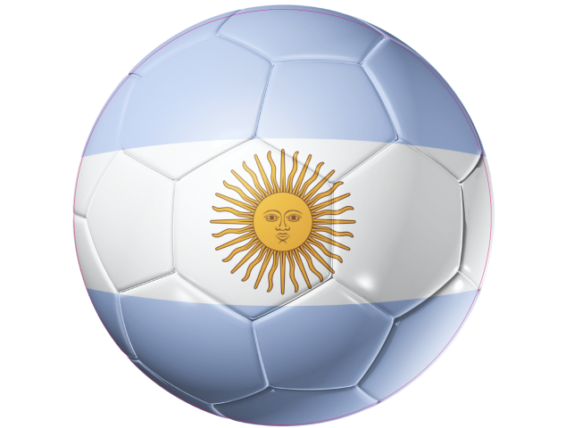 Autocollant Ballon Foot Argentine - Football