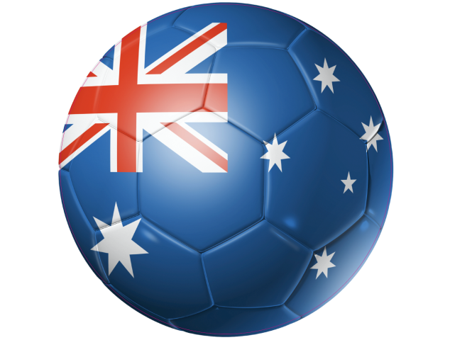 Autocollant Ballon Foot Australie - Football