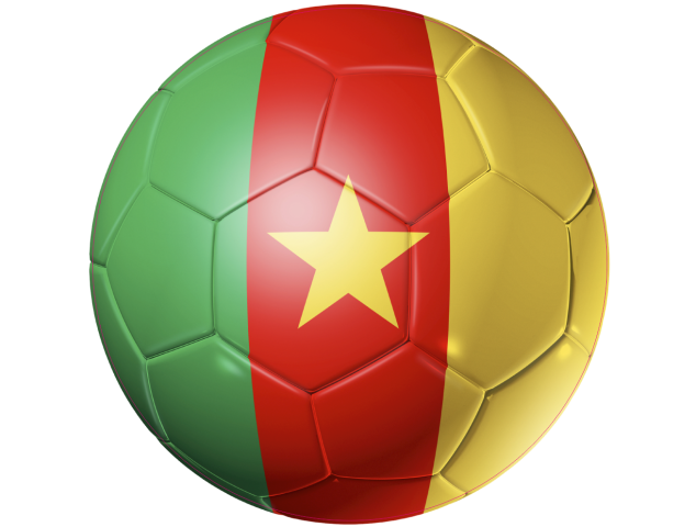 Autocollant Ballon Foot Cameroun - Football