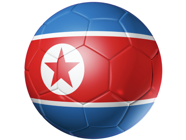 Autocollant Ballon Foot Corée du Nord - Football