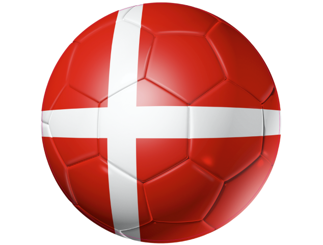 Autocollant Ballon Foot Danemark - Football