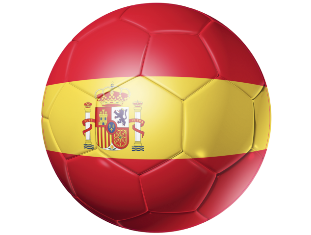 Autocollant Ballon Foot Espagne - Football