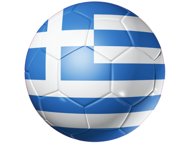 Autocollant Ballon Foot Grece - Football