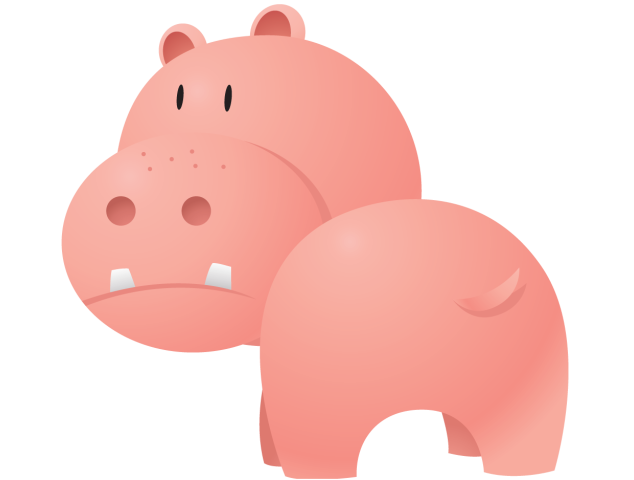 Stickers Hippopotame Pour Enfants - Stickers Enfants