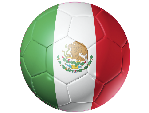 Autocollant Ballon Foot Mexique - Football