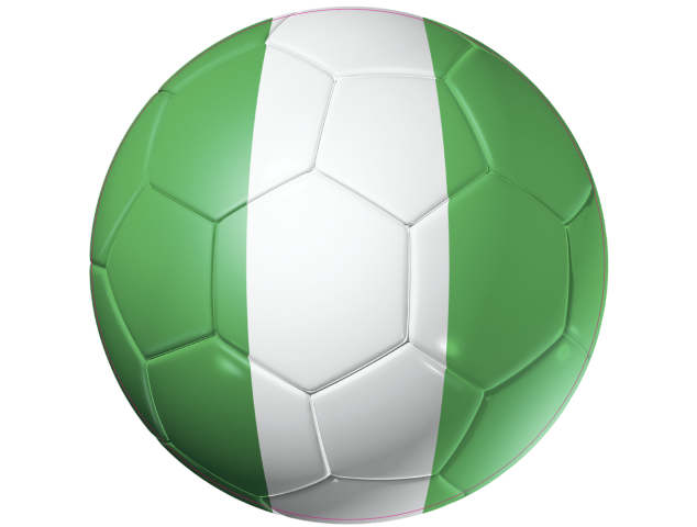 Autocollant Ballon Foot Nigeria - Football