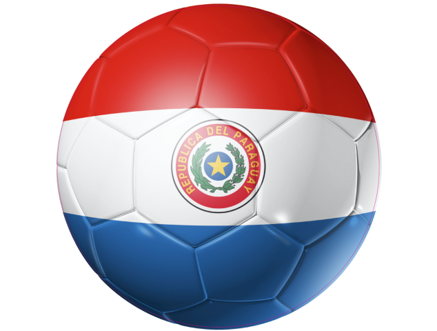 Autocollant Ballon Foot Paraguay - Football