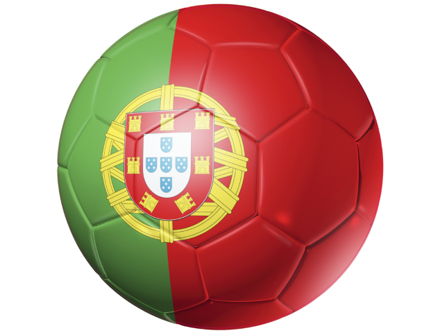 Autocollant Ballon Foot Portugal - Football