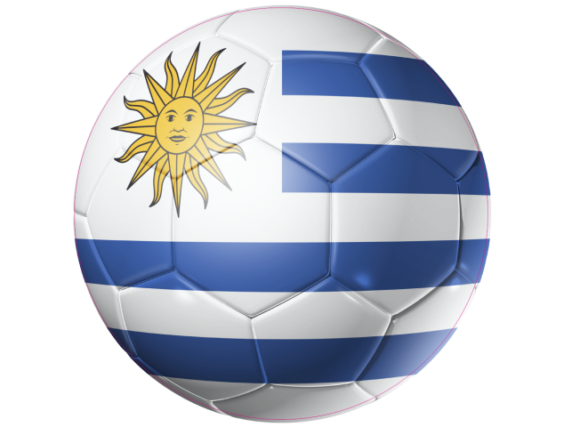 Autocollant Ballon Foot Uruguay - Football