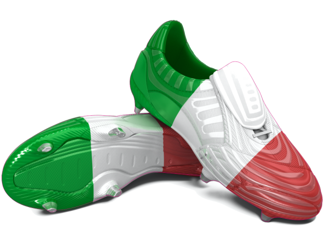 Autocollant Chaussure Foot Italie - Football
