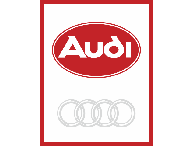 Autocollant Audi Rouge 2 - Stickers Audi